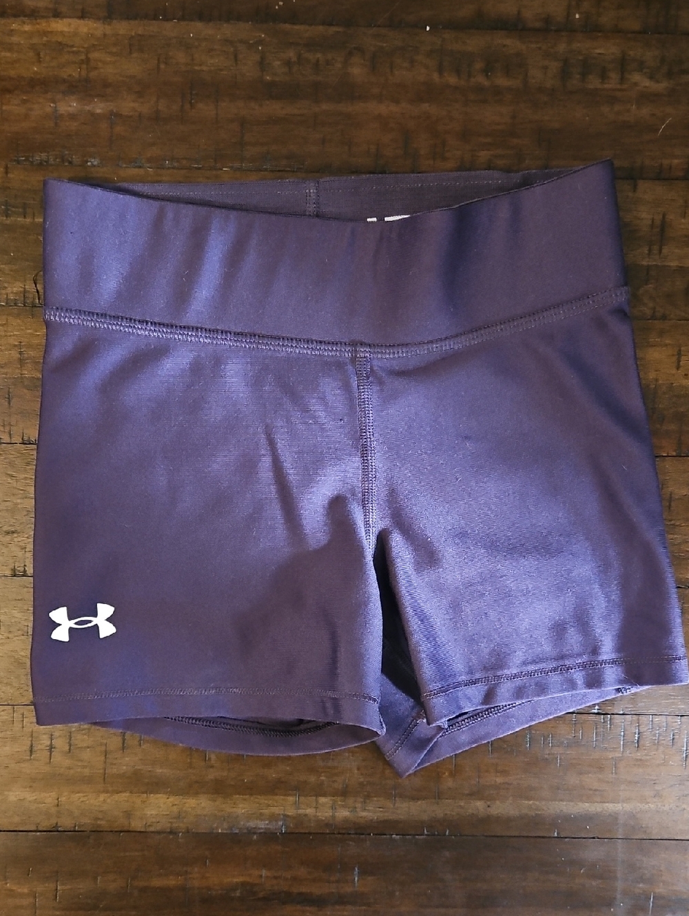 Under Armour Women's Deep Purple Training Bike Shorts